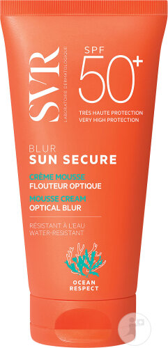 SVR Sun Secure Creme Mousse Flouteur Optique IP50+ Tube 50ml