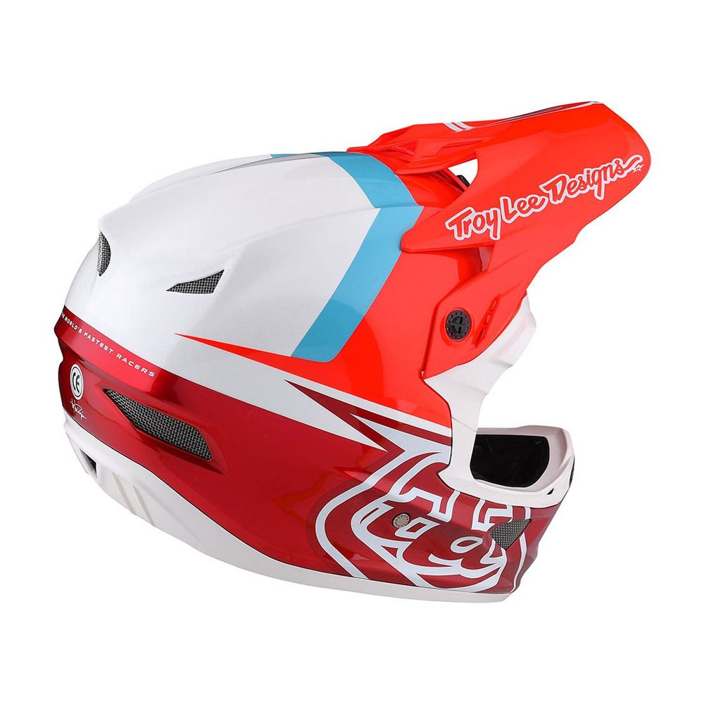 Troy Lee Designs D3 FIBERLIGHT SLANT - Casque VTT Homme red