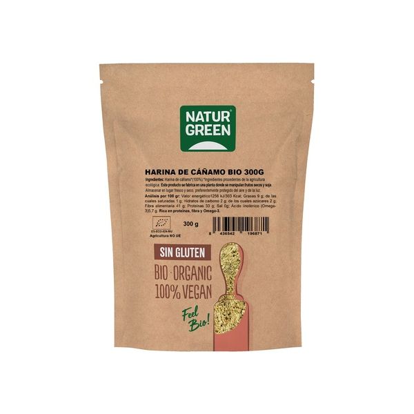 Naturgreen Farinha de Cânhamo 300 G de Pó