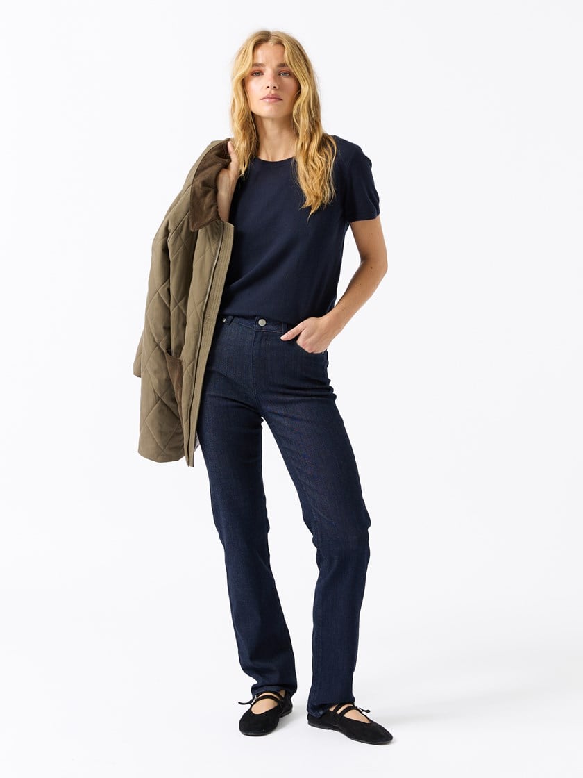 Ine straight jeans Garmentwashed