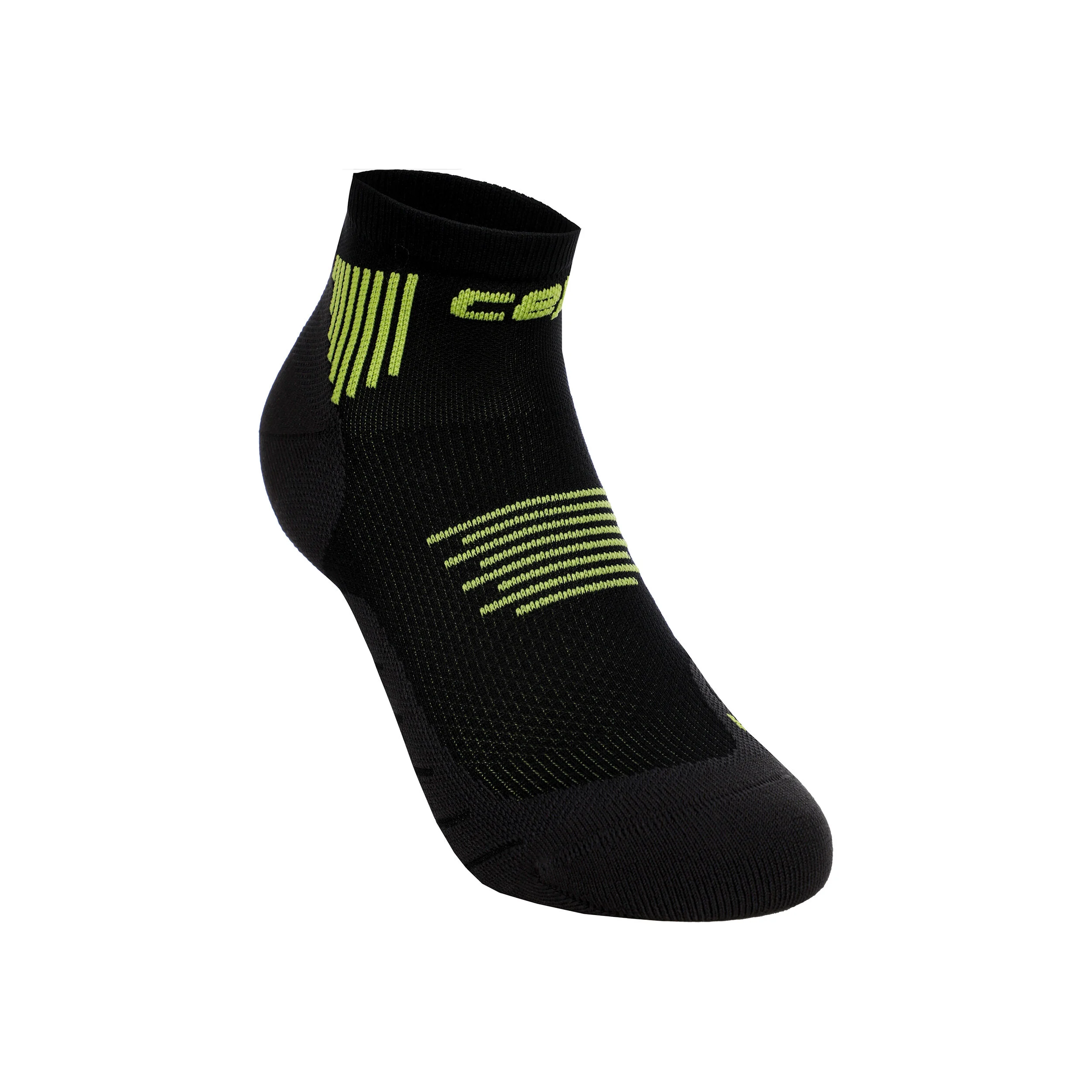 CEP Core Low Cut 5.0 Chaussettes De Compression Hommes - Noir , Jaune Lemon