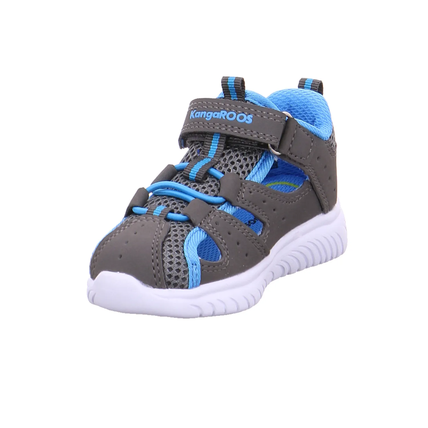 KANGAROOS Baby-Sommer-Bottine Grau Synthetik  Minilette