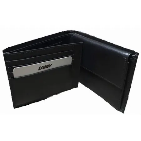 LAMY Herren Geldbörse Nappaleder schwarz Querformat