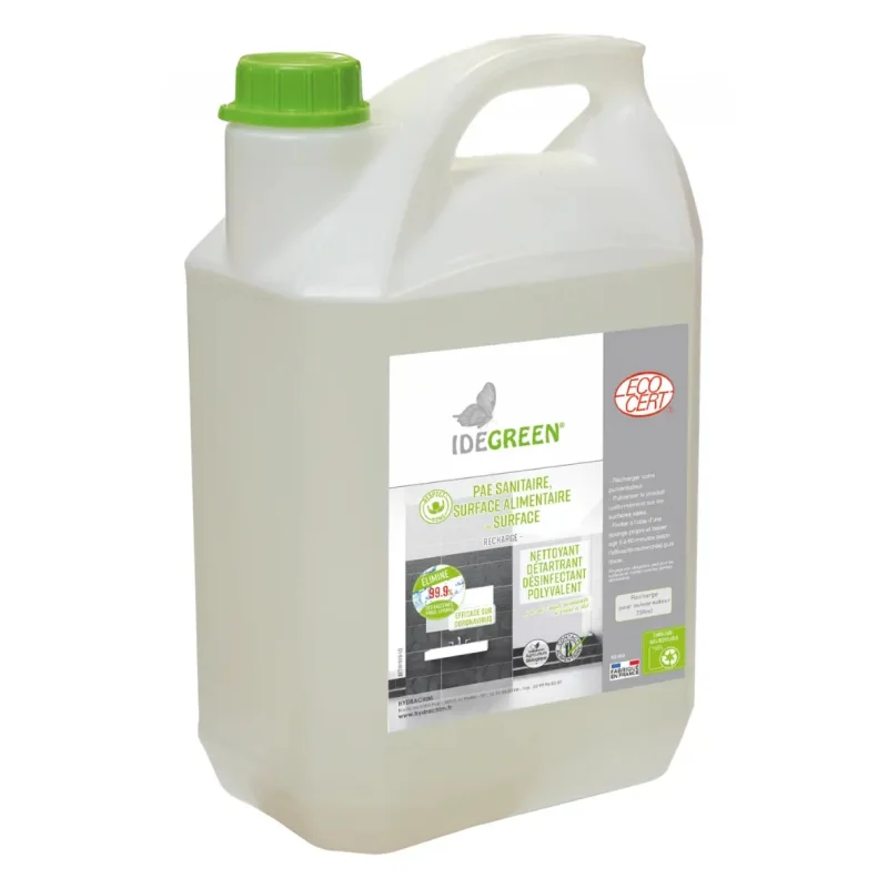 IDEGREEN - Nettoyant sanitaire et surfaces - Respect'home - 5L