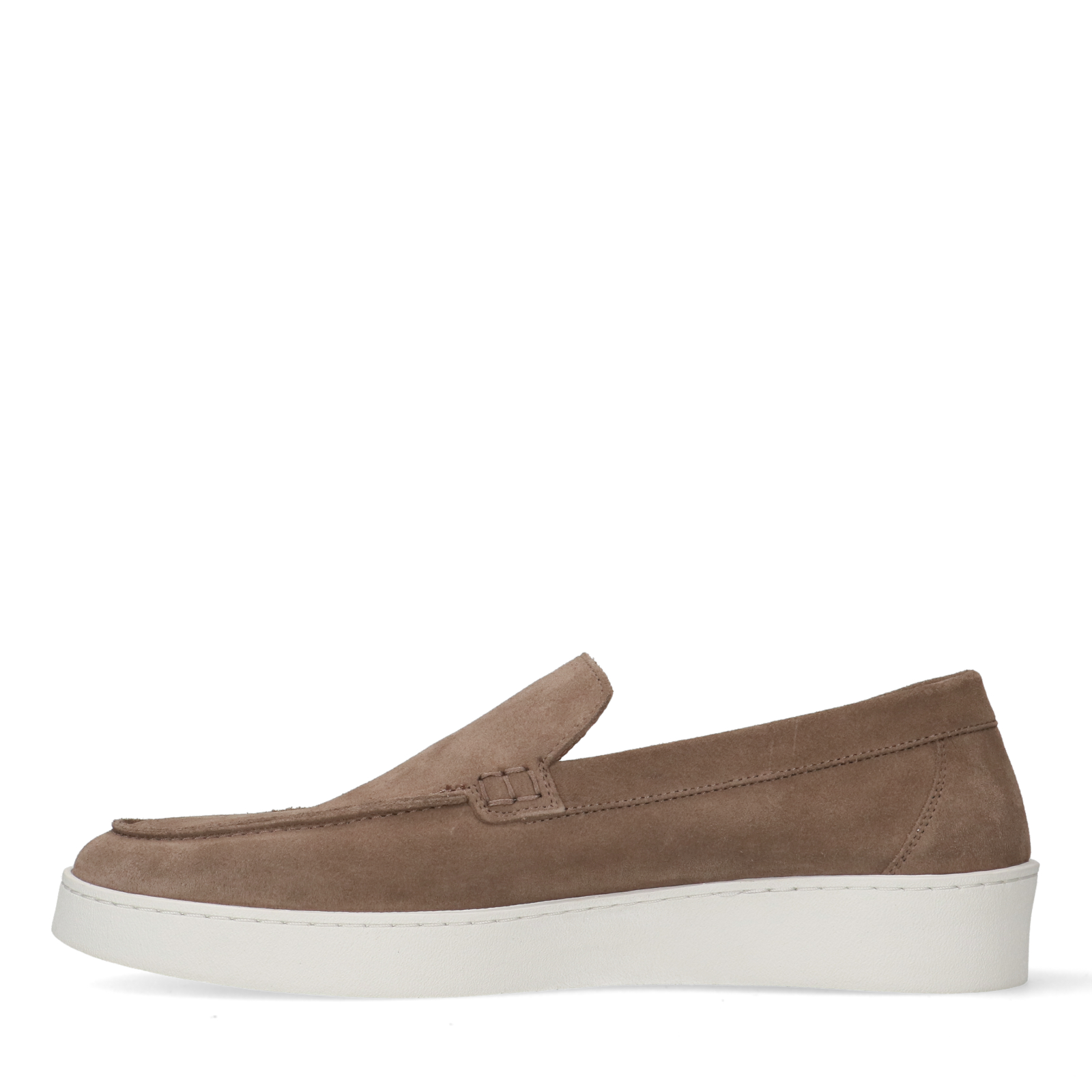 Taupe suède loafers