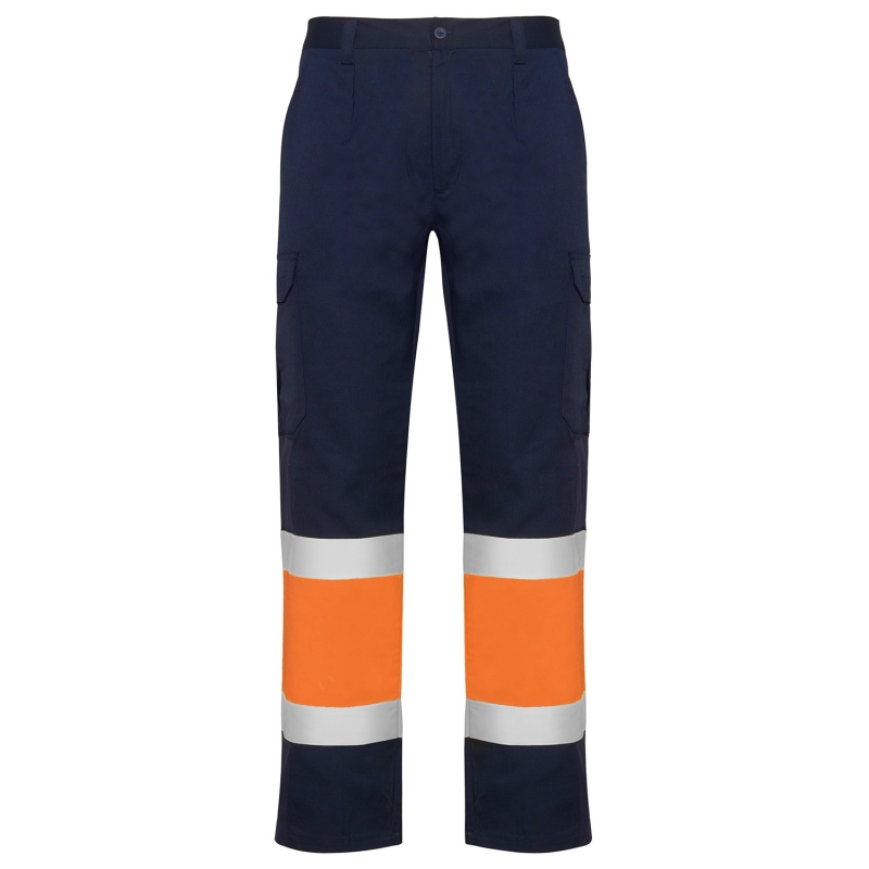 Roly HV9300 - NAOS Pantalon d'été multi-poches haute visibilité