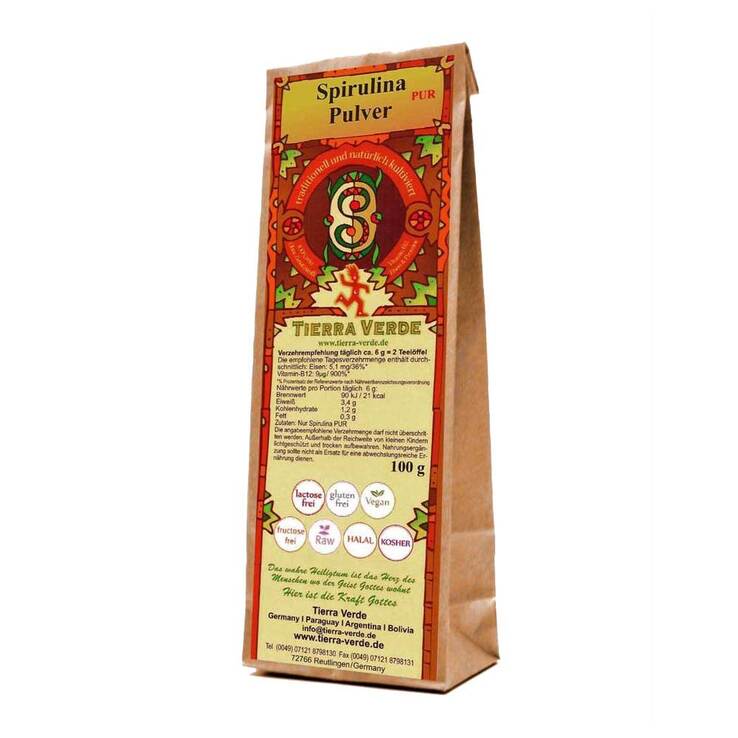 Spirulina Pulver, 100 g