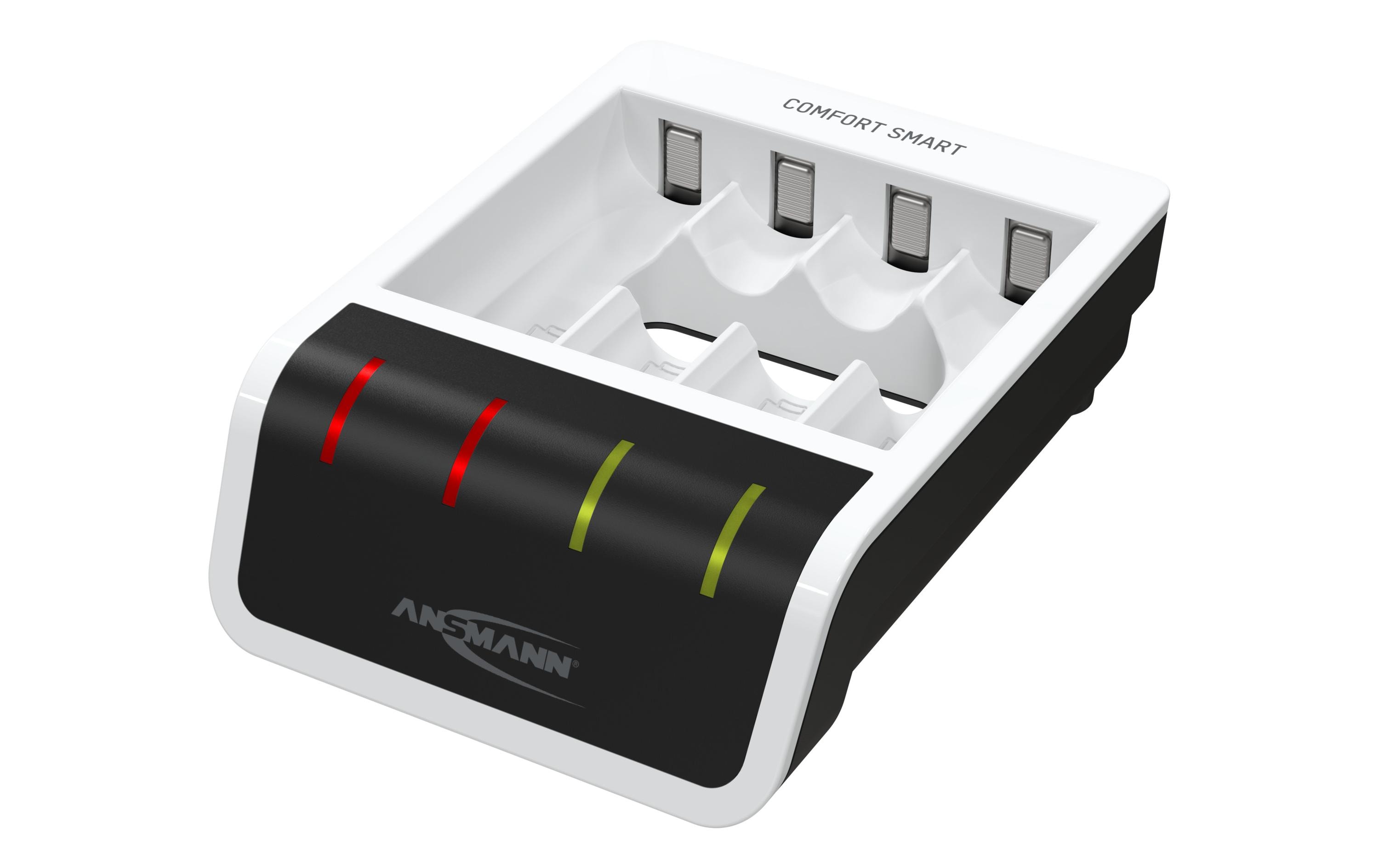 Ladegerät Comfort Smart+ Micro-USB + 4x AA 2100 mAhMit 