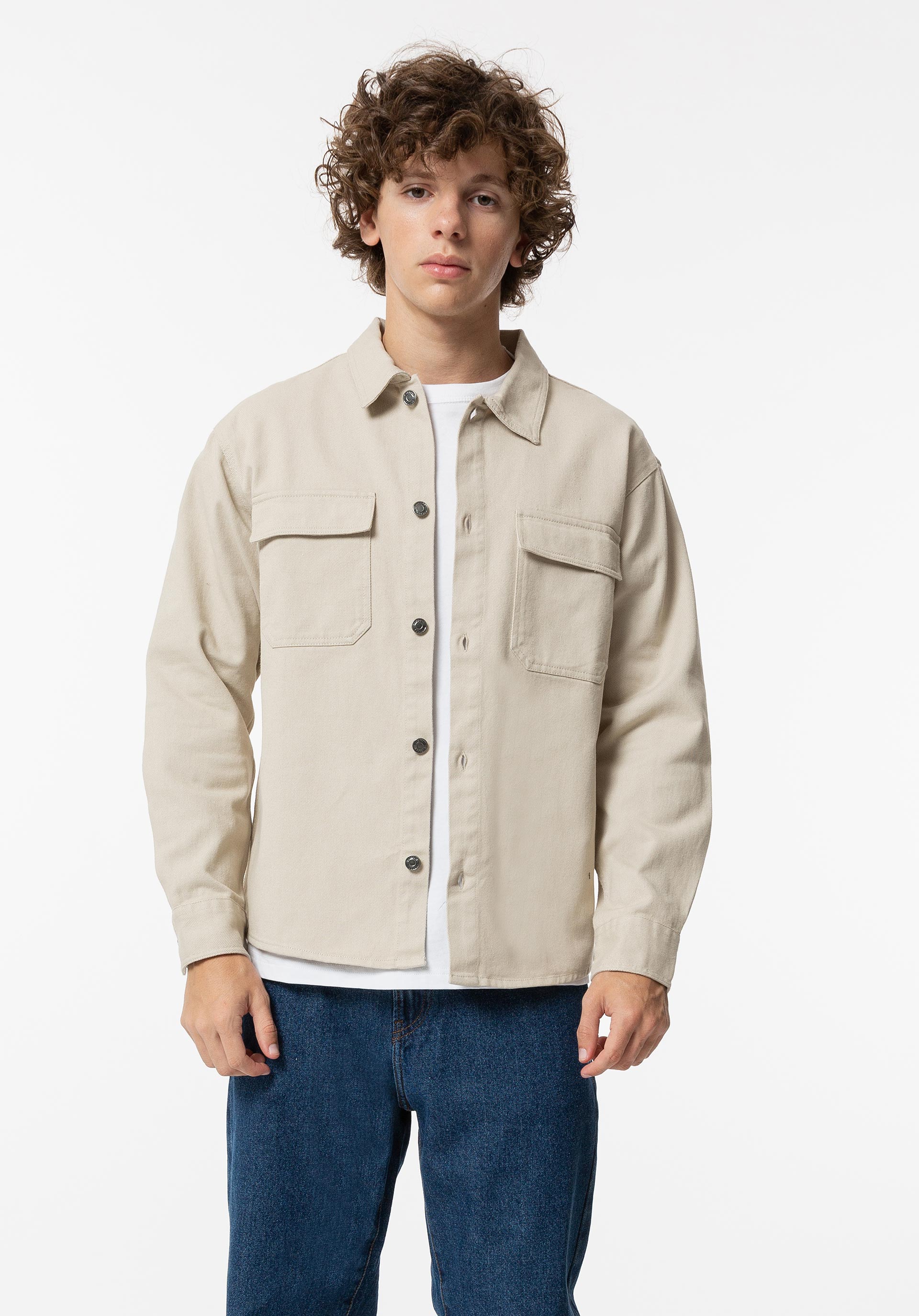Camisa Overshirt com Bolsos