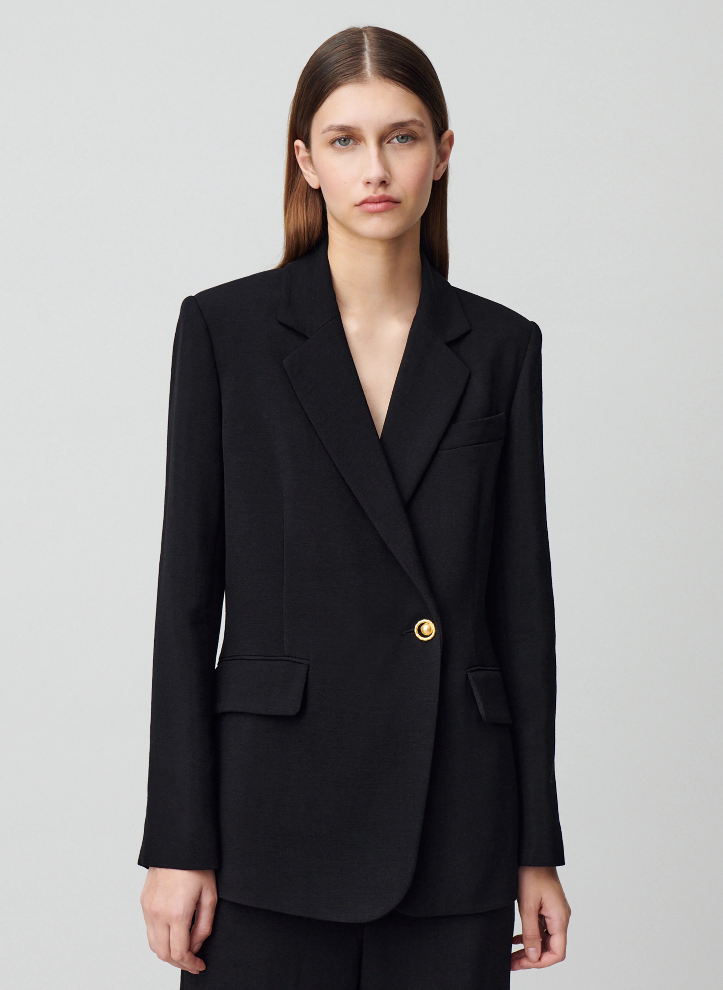 Veste de tailleur ajustée | Noir