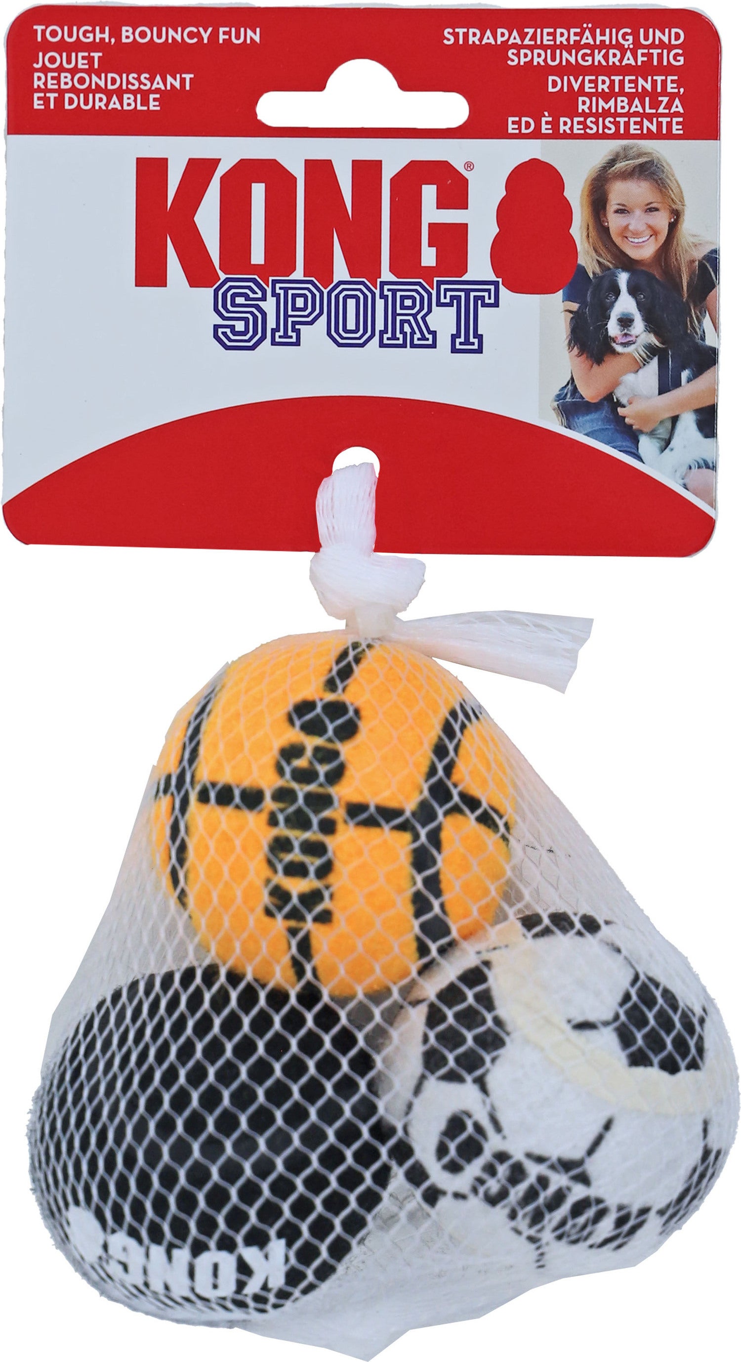 Kong hondenspeelgoed sportballen small 3 stuks