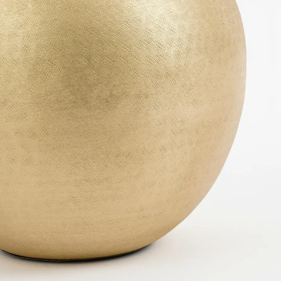 Mica Decorations Kyan Vaas - H31 x Ø25 cm - Aluminium - Champagne