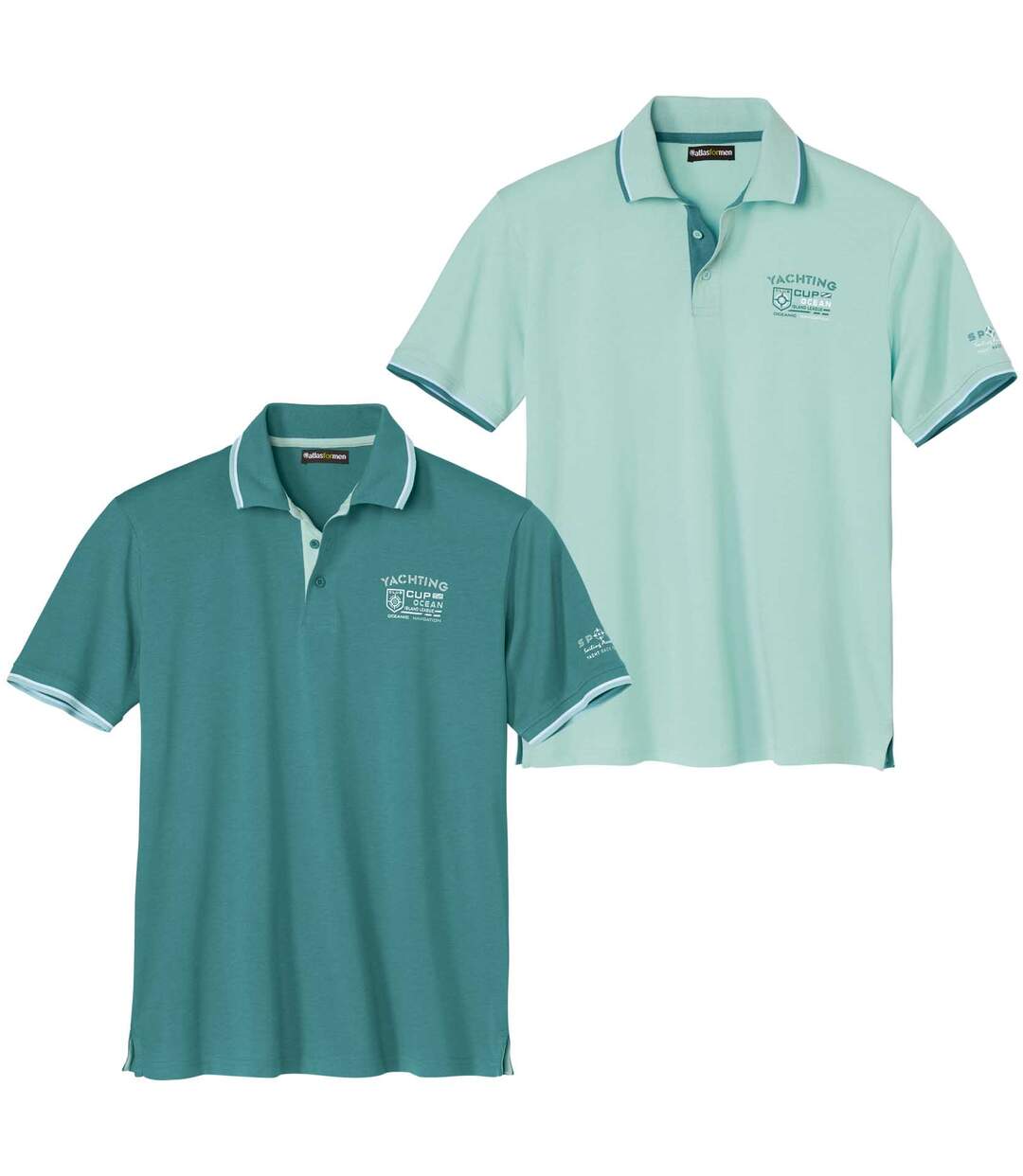 Lot de 2 Polos Yachting Club