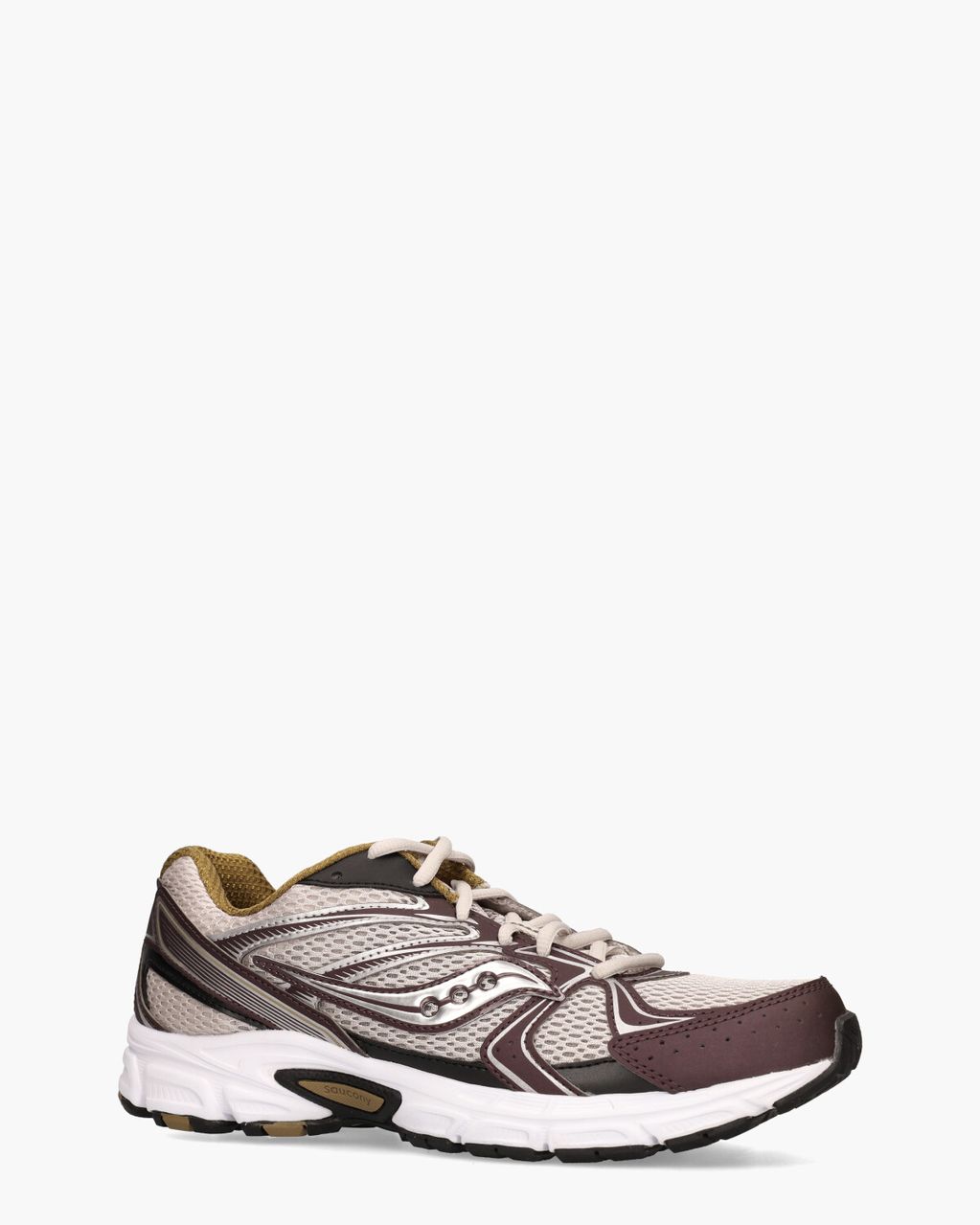Saucony Ride Millennium Off-White/Bordeauxrood Herensneakers