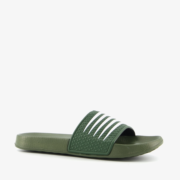 Dutchy heren badslippers groen