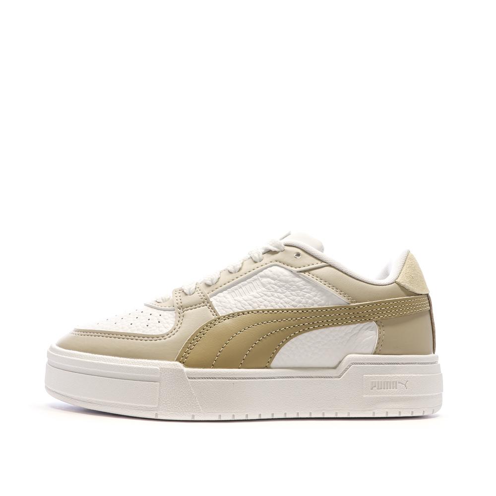 Puma Baskets Blanche/Marron Femme Puma 394749-02