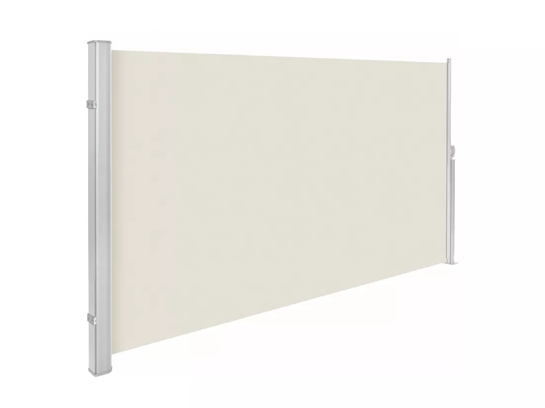 Hitee - Rideau coulissant latéral brise-vent pour terrasse, balcon, patio H160 cm