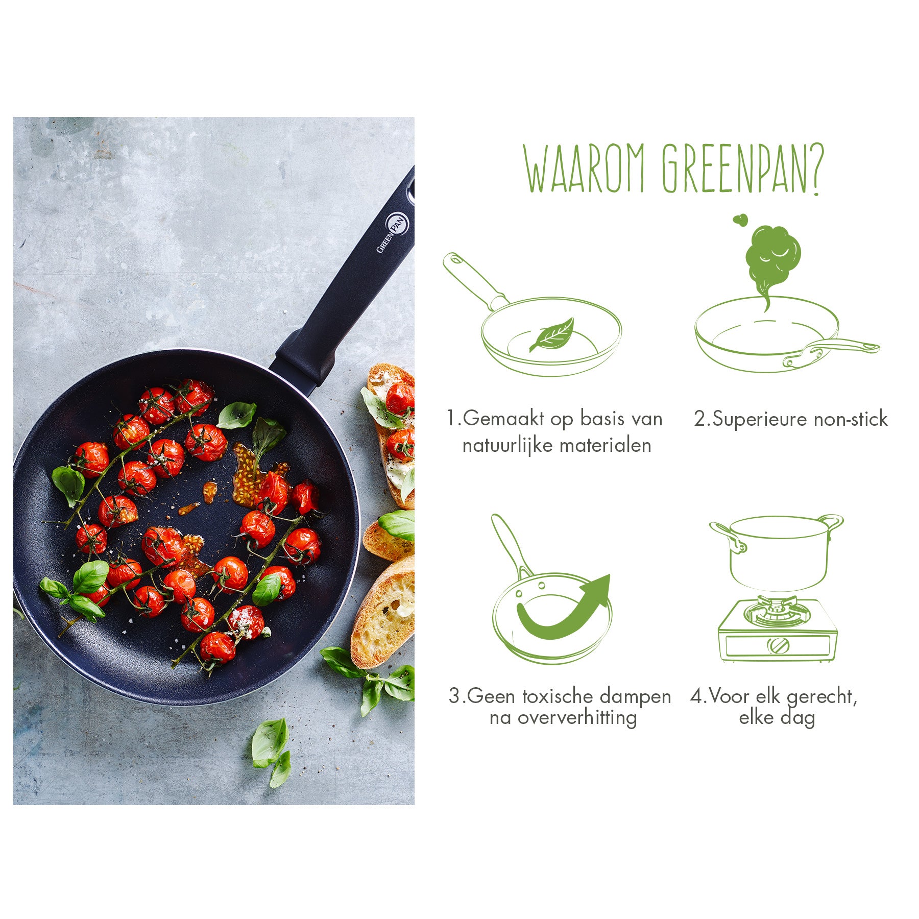 Greenpan Andorra Wok Ã 28 cm