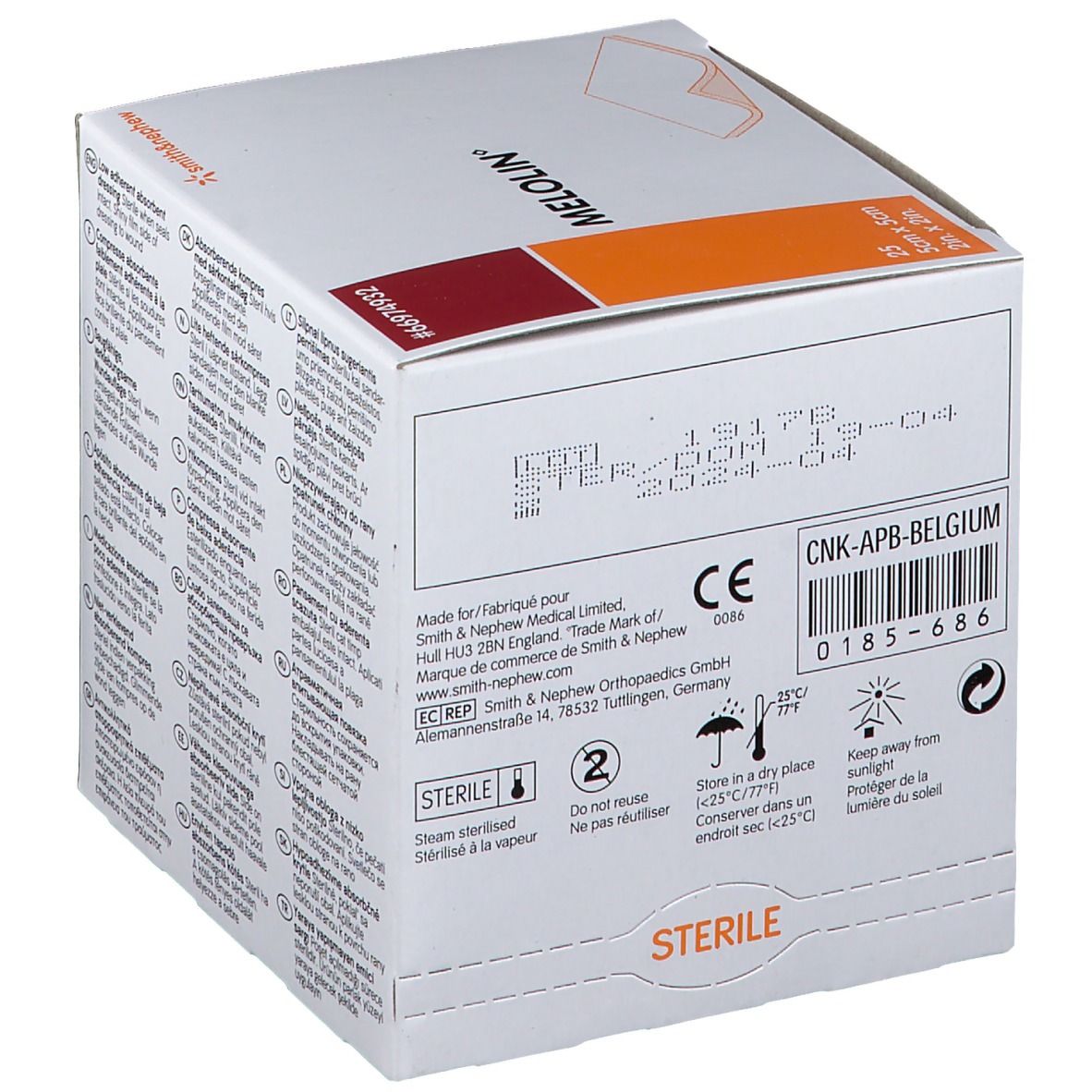 MELOLIN® Wundauflagen steril 5 x 5 cm
