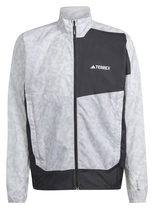 Veste coupe-vent adidas Terrex Trail Blanc