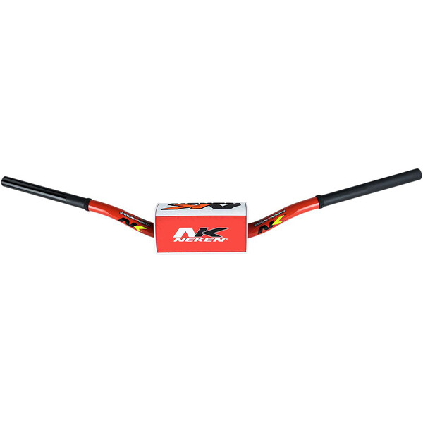 Neken - Guidon 121 - diamètre variable design conique Rouge / Blanc / Noir