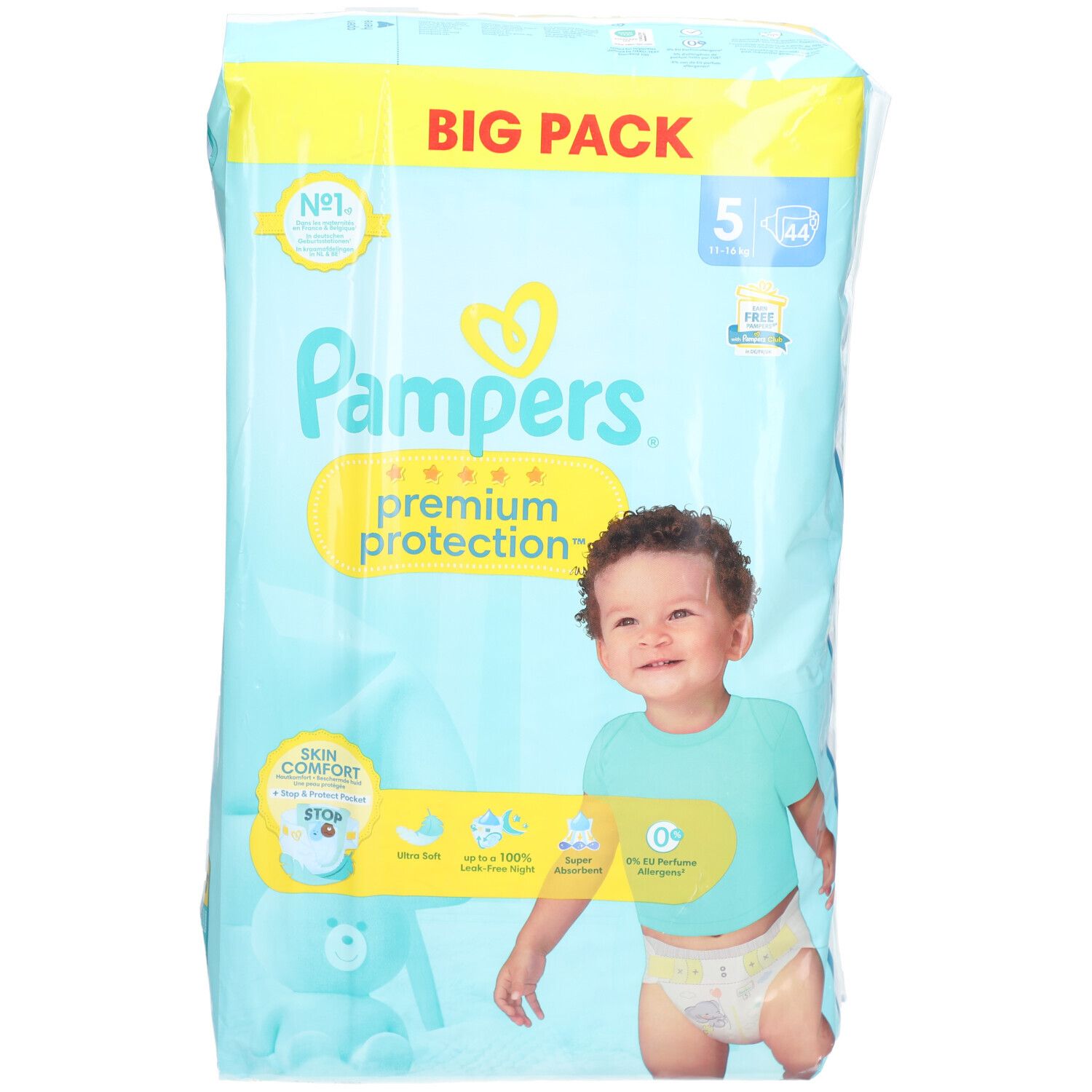Pampers Windeln Premium Protection Gr. 5 Junior (11-16 kg)