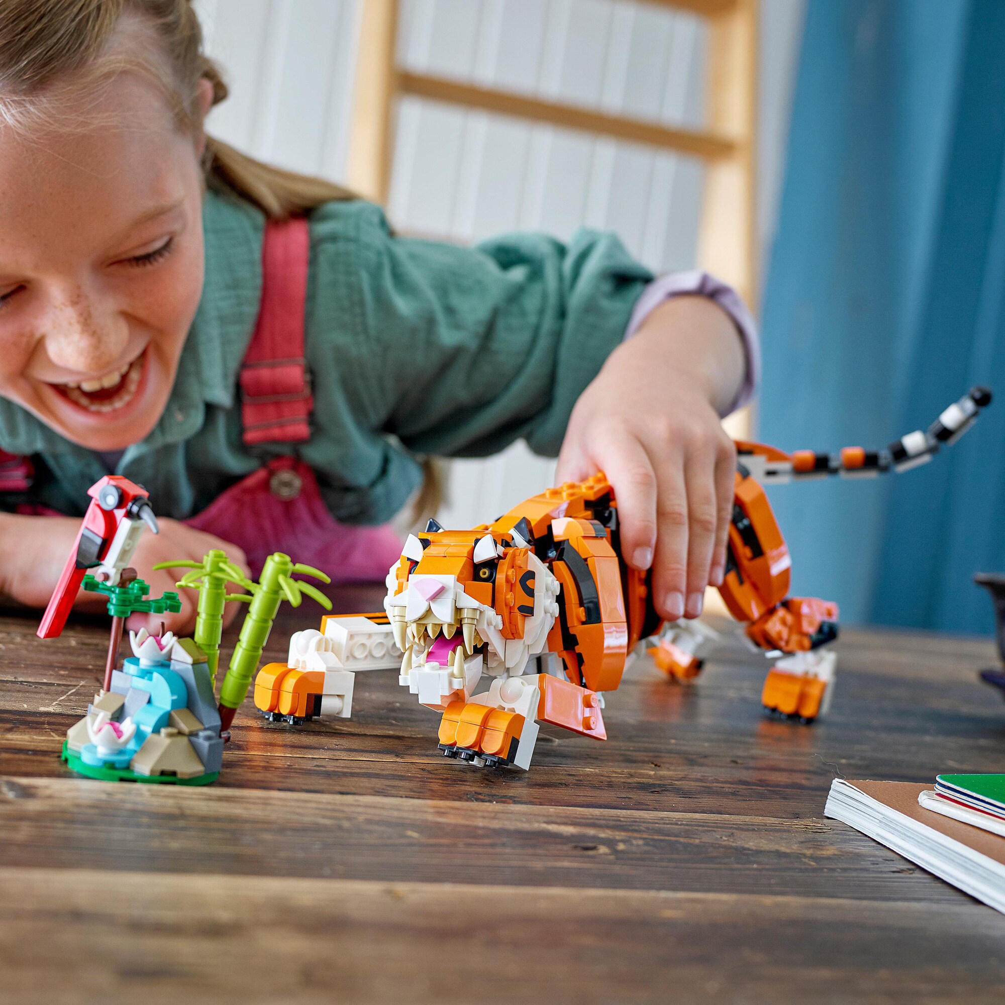 LEGO Konstruktionsspielzeug Creator 3-in-1 Majestätischer Tiger