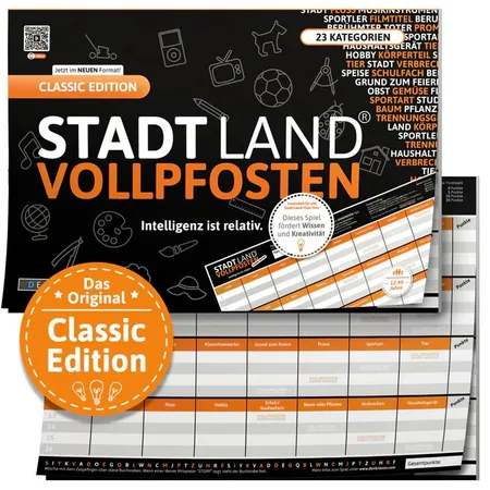 Denkriesen Stadt Land Vollpfosten - Classic Edition 