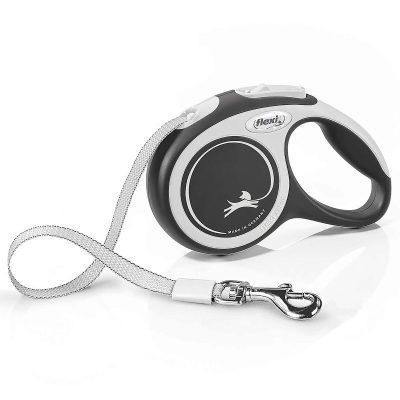 Flexi Hundeleine New Comfort Gurt Schwarz