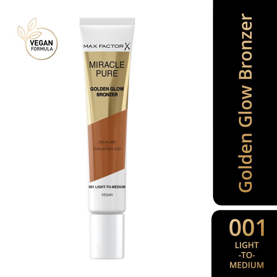 Max Factor Miracle Pure Golden Glow Bronzer Light To Medium 15ml