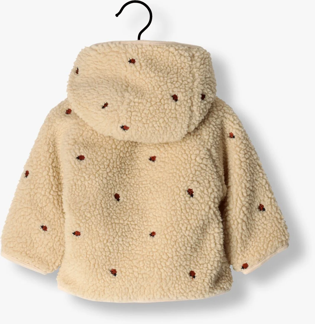 LIL\\' ATELIER ecru lil' atelier  nbfnalo loose sherpa jacket