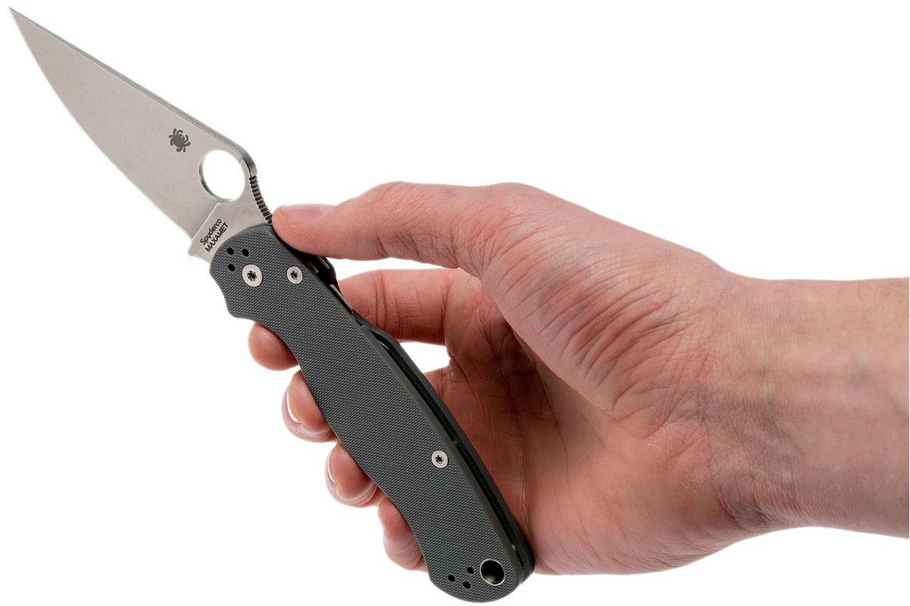 Spyderco Paramilitary 2 Maxamet Grey C81GPDGY2 zakmes