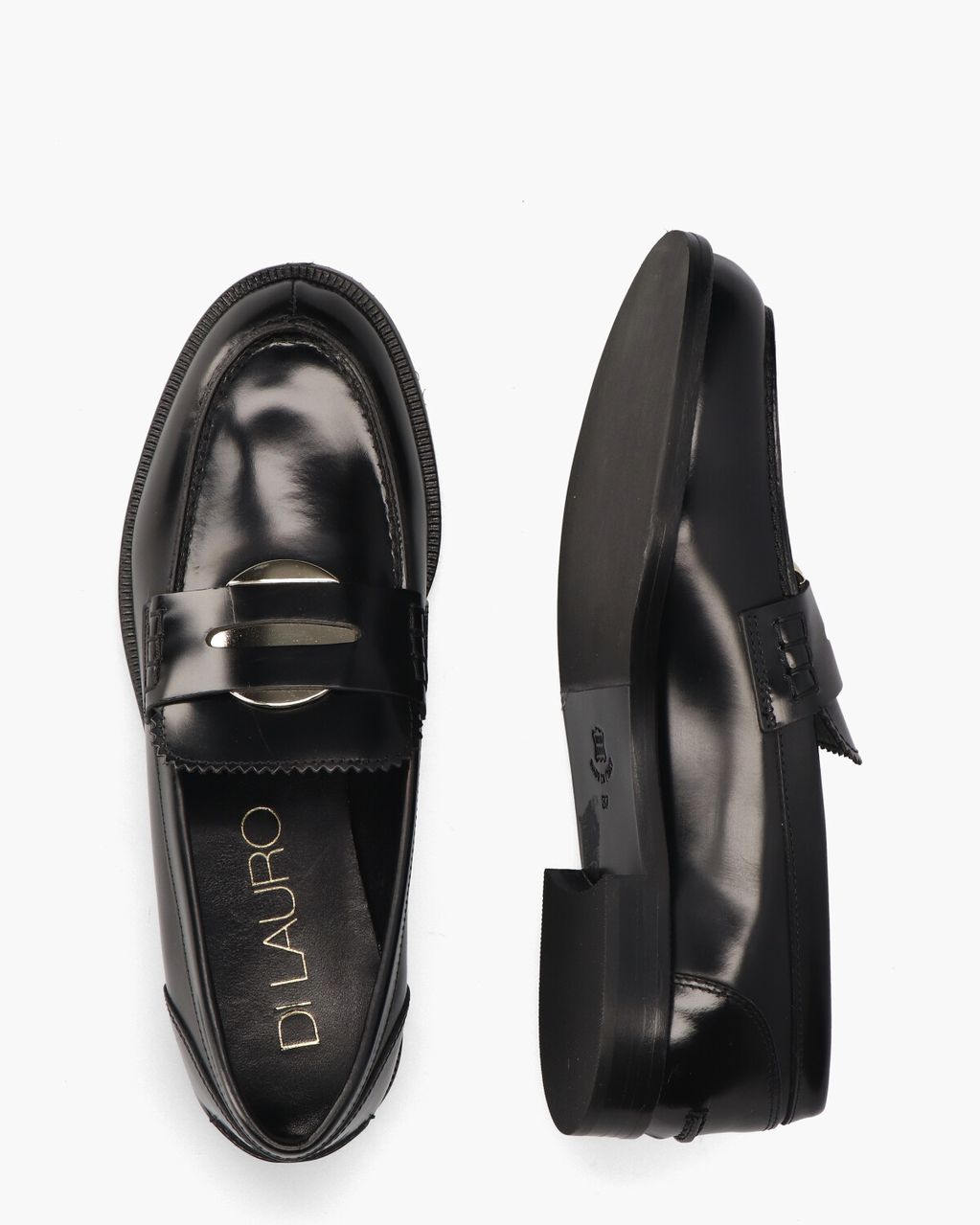Di Lauro 4102 Zwart Damesloafers