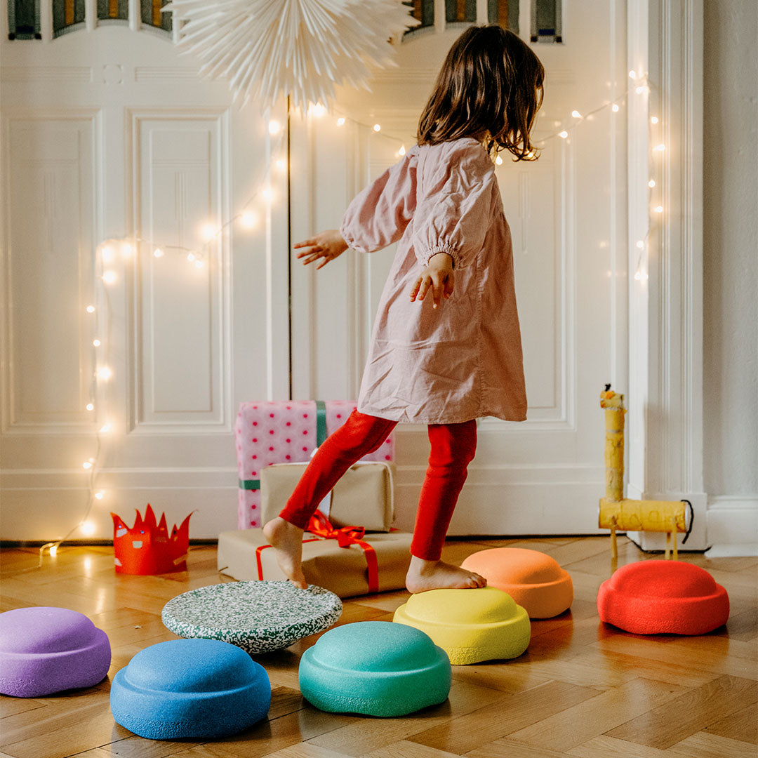 stapelstein christmas special rainbow - classic - blush