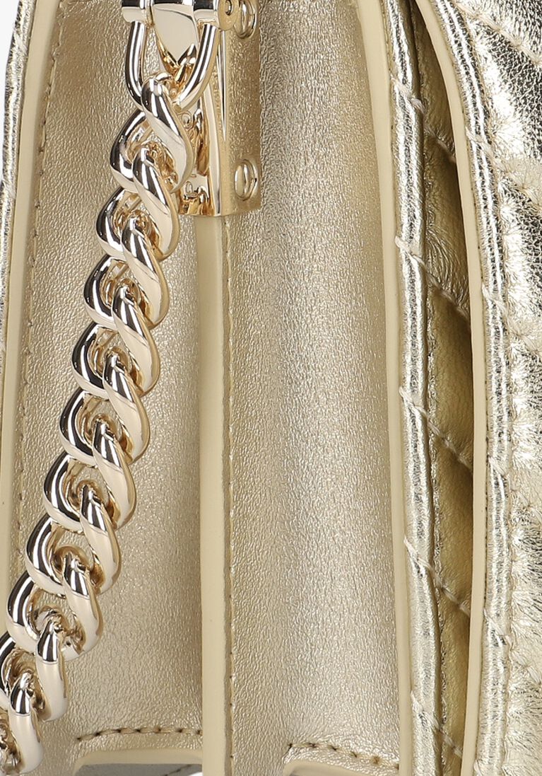 PINKO gouden pinko schoudertas love click mini metal
