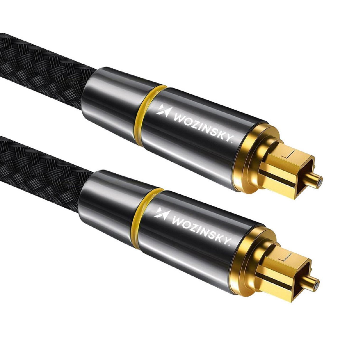 Audiokabel Digitale Glasfaser Toslink SPDIF Schwarz 2m