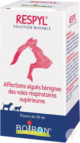 Boiron Respyl Solution Buvable Troubles Respiratoires Chien Et Chat Flacon 30ml
