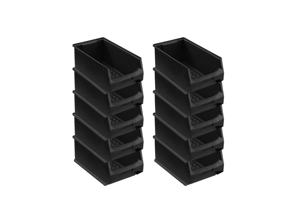PROREGAL Geleidende Opbergdoos 4,0 HxBxD 15 x 20 x 35 cm 7,2 Liter ESD Opbergcontainer Opbergdoos Opbergdoos Assortiment Sorteercontainer