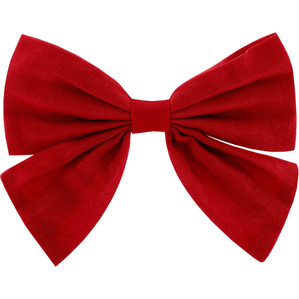 Barrette Noeud Papillon Rouge