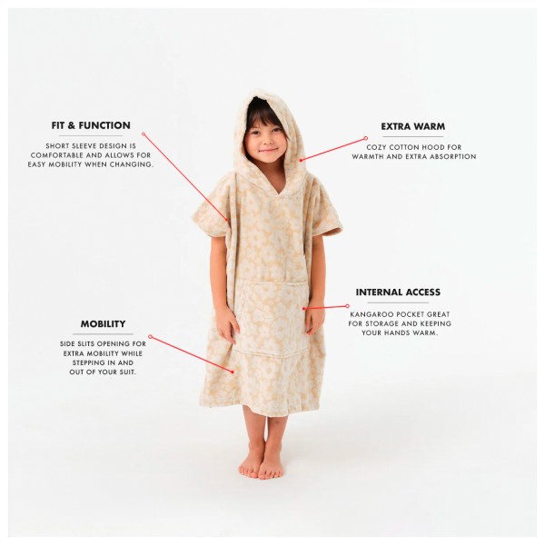 Slowtide - Kid's Ginny Kids Poncho - Poncho surf