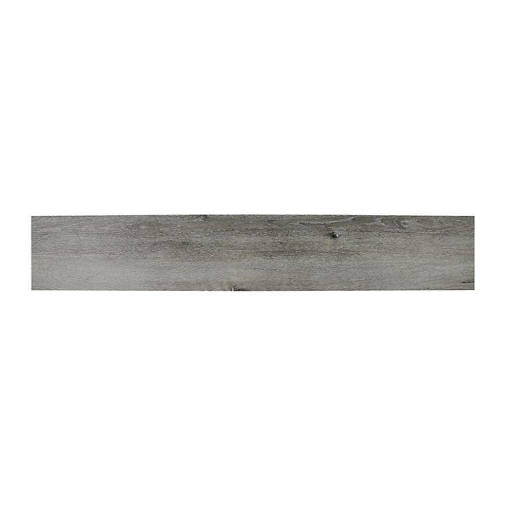 Lame PVC adhésive Poprock rustique gris 15,2 x 91,4 cm GoodHome