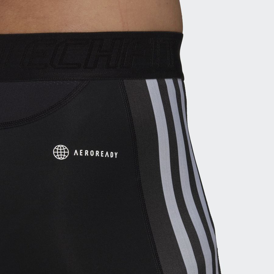 adidas Collant Techfit 3-Stripes - Noir/Blanc