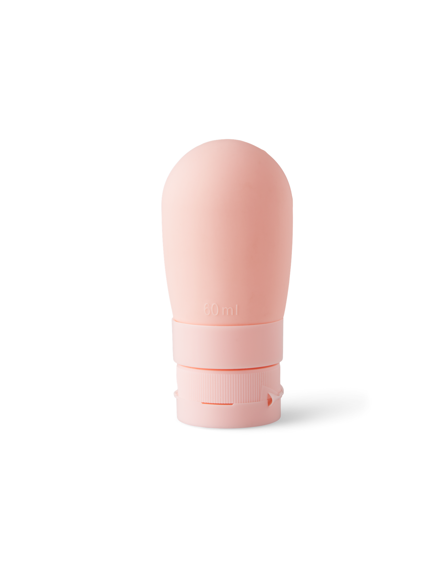 Rejseflaske 60 ml | Silikone/polypropylen. 60 ml. | Rose