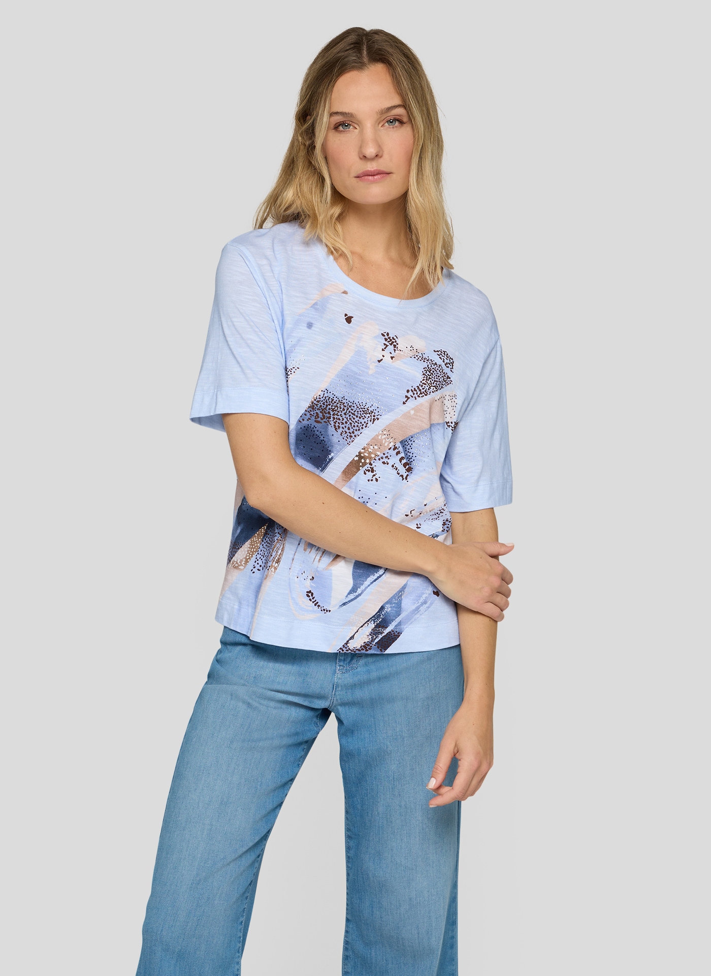 Rabe T-Shirt mit Front-Print
