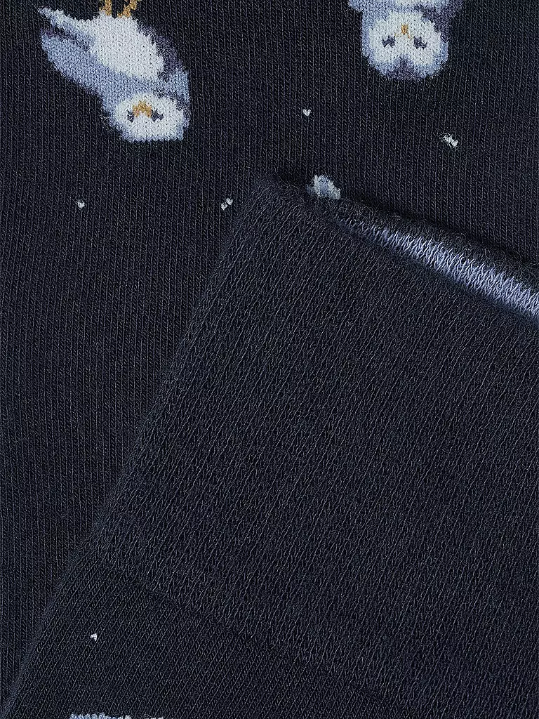 VON JUNGFELD Socken NSnow Owl dunkelblau