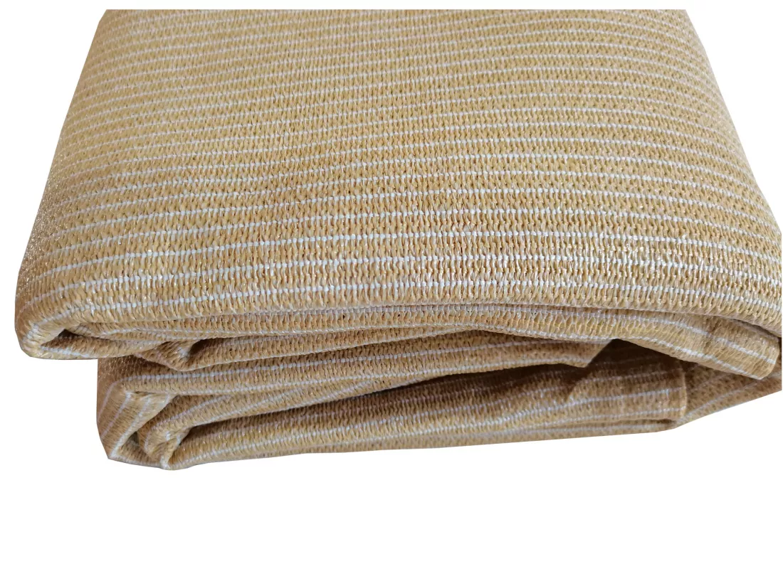 Voile d'Ombrage Tente Rectangulaire Bige Polyéthylène Jardin 4x5