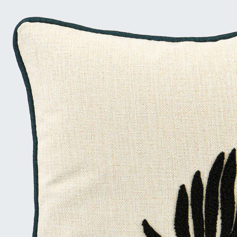 Coussin décoratif imprimé 'Inaya' vert