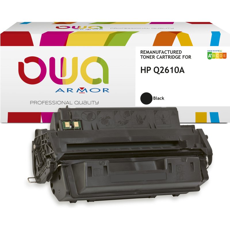 Toner remanufacturé OWA - standard - Noir - pour HP Q2610A