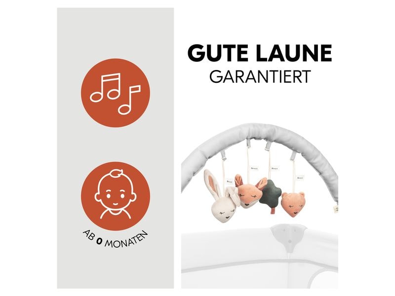 Hauck Mobile Wald Weiss Spielcover Mobile für Hauck Reisebetten