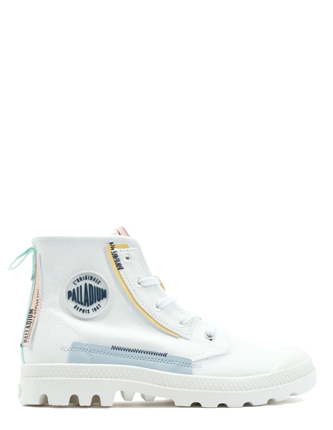 palladium Boots Femme pampa underlayer Blanche